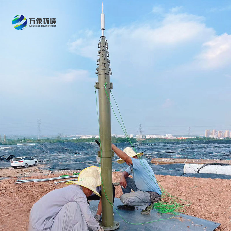 15米手搖避雷針案例